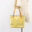 LOUIS VUITTON Monogram Vernis Houston Hand Bag Gris M91053 LV Auth 159249-26