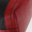LOUIS VUITTON Epi Noe Shoulder Bag Bicolor Black Red M44017 LV Auth 159254-9