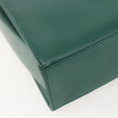Christian Dior Shoulder Bag Leather Green Gold Auth 159257A-16