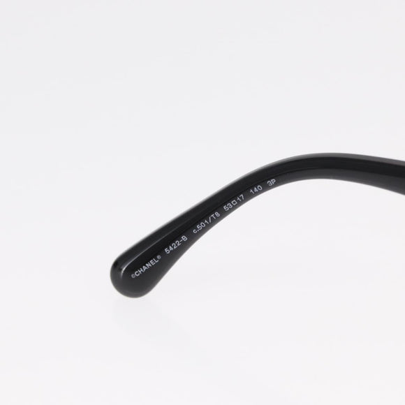 CHANEL Sunglasses plastic Black CC Auth 159263V