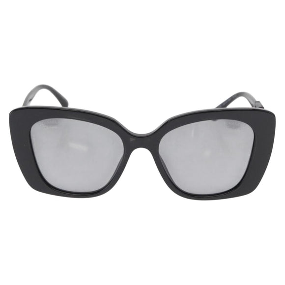 CHANEL Sunglasses plastic Black CC Auth 159263V