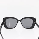 CHANEL Sunglasses plastic Black CC Auth 159263V-3