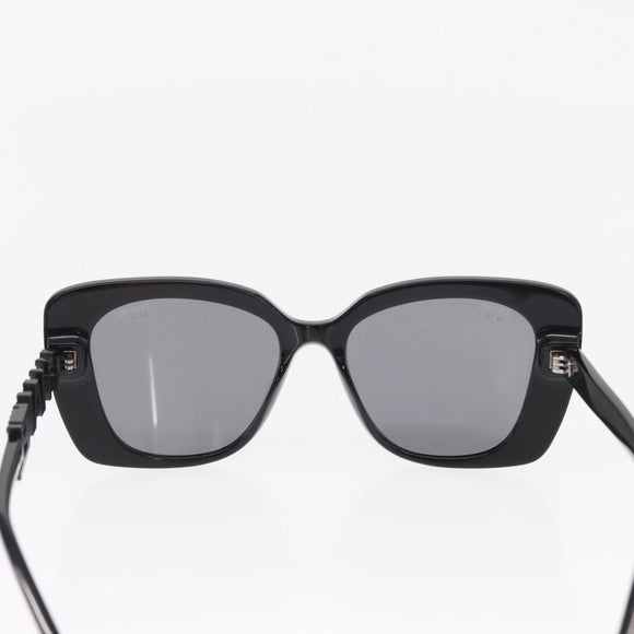 CHANEL Sunglasses plastic Black CC Auth 159263V