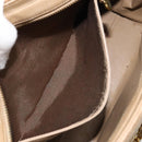 CHANEL Matelasse Chain Shoulder Bag Leather Beige Gold CC Auth 159264-20