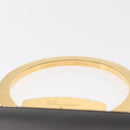 Salvatore Ferragamo Gancini Hand Bag Leather Black Gold Auth 159266V-10