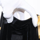 Salvatore Ferragamo Gancini Hand Bag Leather Black Gold Auth 159266V-20