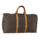 LOUIS VUITTON Monogram Keepall 50 Boston Bag M41426 LV Auth 159270-1