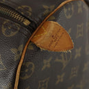 LOUIS VUITTON Monogram Keepall 50 Boston Bag M41426 LV Auth 159270-19