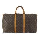 LOUIS VUITTON Monogram Keepall 50 Boston Bag M41426 LV Auth 159270-13