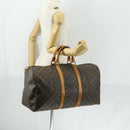 LOUIS VUITTON Monogram Keepall 50 Boston Bag M41426 LV Auth 159270-22