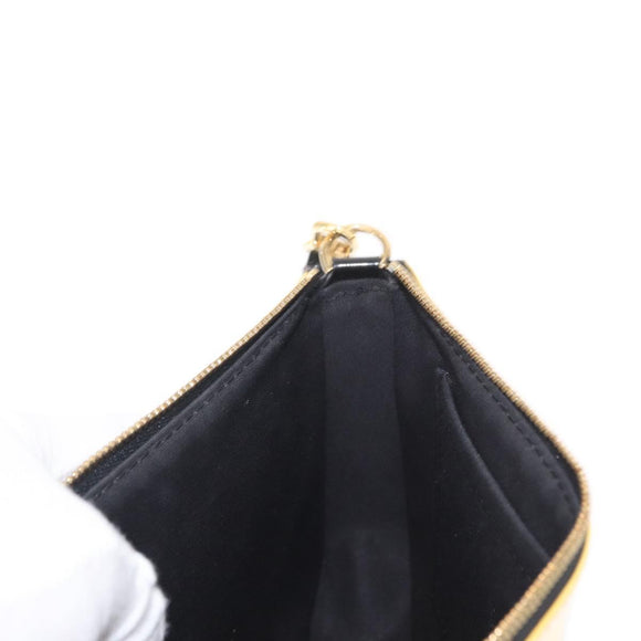 LOUIS VUITTON Vernis sticker Pochette Accessoires Pouch White M90928 Auth 159272