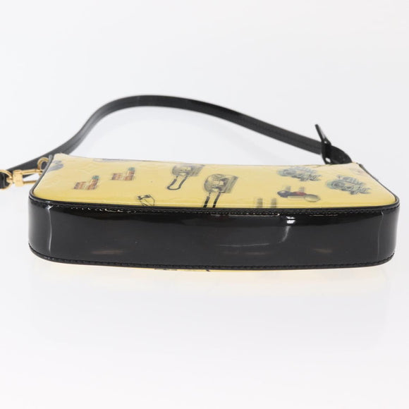 LOUIS VUITTON Vernis sticker Pochette Accessoires Pouch White M90928 Auth 159272