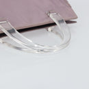 PRADA Hand Bag Nylon Lavende Silver Auth 159273-7