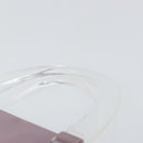 PRADA Hand Bag Nylon Lavende Silver Auth 159273-8