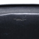 Christian Dior Trotter Canvas Shoulder Bag Black Gold Auth 159274-11