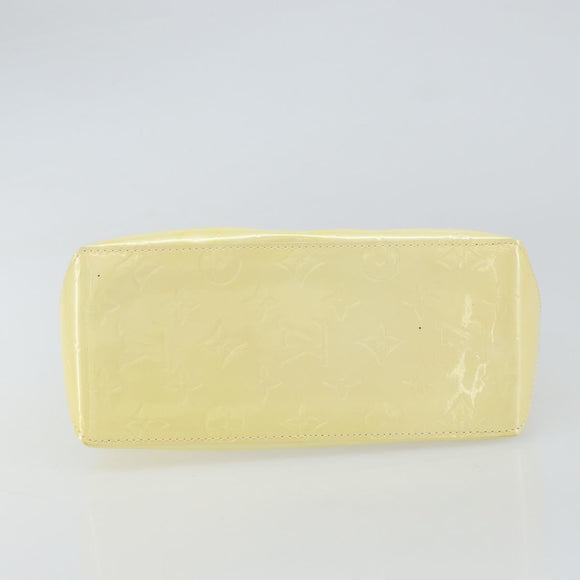 LOUIS VUITTON Monogram Vernis Reade PM Hand Bag Perle M91336 LV Auth 159276