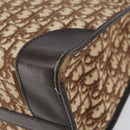 Christian Dior Trotter Canvas Hand Bag Beige Gold Auth 159277-10