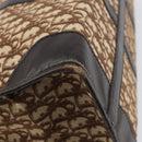 Christian Dior Trotter Canvas Hand Bag Beige Gold Auth 159277-13