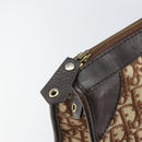 Christian Dior Trotter Canvas Hand Bag Beige Gold Auth 159277-14