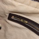 Christian Dior Trotter Canvas Hand Bag Beige Gold Auth 159277-18