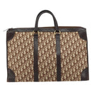 Christian Dior Trotter Canvas Hand Bag Beige Gold Auth 159277-2