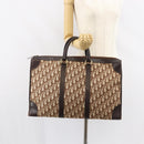 Christian Dior Trotter Canvas Hand Bag Beige Gold Auth 159277-20