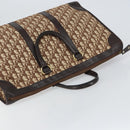 Christian Dior Trotter Canvas Hand Bag Beige Gold Auth 159277-6