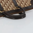 Christian Dior Trotter Canvas Hand Bag Beige Gold Auth 159277-7