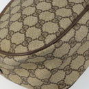 GUCCI GG Supreme Web Sherry Line Bag PVC Beige Gold 89 02 077 Auth 159285-15