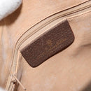 GUCCI GG Supreme Web Sherry Line Bag PVC Beige Gold 89 02 077 Auth 159285-19