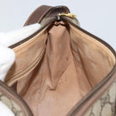 GUCCI GG Supreme Web Sherry Line Bag PVC Beige Gold 89 02 077 Auth 159285-20