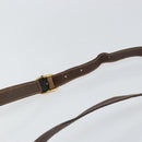 GUCCI GG Supreme Web Sherry Line Bag PVC Beige Gold 89 02 077 Auth 159285-8