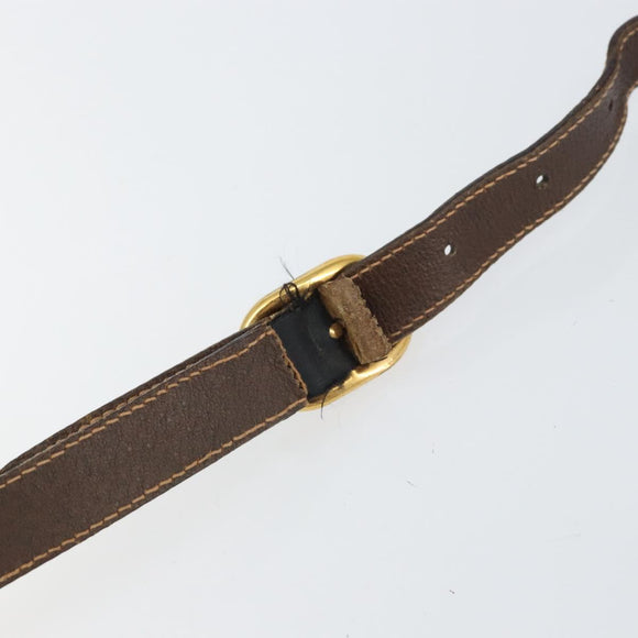 GUCCI GG Supreme Web Sherry Line Bag PVC Beige Gold 89 02 077 Auth 159285