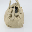 GUCCI GG Canvas Guccissima Histeria Bag Leather Ivory Gold 197020 Auth 159286-4