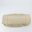 GUCCI GG Canvas Guccissima Histeria Bag Leather Ivory Gold 197020 Auth 159286-9