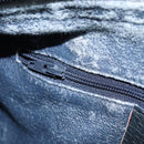 GUCCI GG Supreme Sherry Line Hand Bag PVC Navy Gold Red 39 02 006 Auth 159287-21