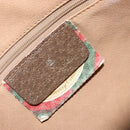 GUCCI GG Supreme Web Sherry Line Hand Bag PVC Beige Gold 41 02 079 Auth 159288-16