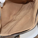 GUCCI GG Supreme Web Sherry Line Hand Bag PVC Beige Gold 41 02 079 Auth 159288-17