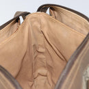 GUCCI GG Supreme Web Sherry Line Hand Bag PVC Beige Gold 41 02 079 Auth 159288-18