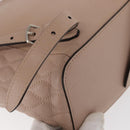 BALLY Backpack Leather Pink Silver Auth 159289-12