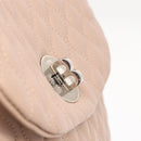 BALLY Backpack Leather Pink Silver Auth 159289-14