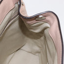 BALLY Backpack Leather Pink Silver Auth 159289-19