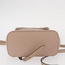 BALLY Backpack Leather Pink Silver Auth 159289-9