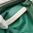 FENDI Zucca Canvas Accessory Pouch Gold Light green Auth 159291V-11