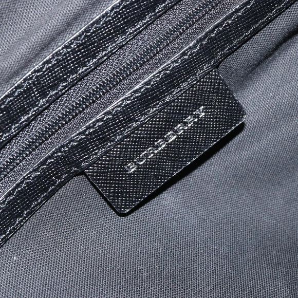 BURBERRY Nova Check Hand Bag Canvas Beige Auth 159295