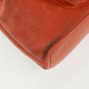 GUCCI Bamboo Backpack Suede Orange Gold 003 58 0030 Auth 159296-14