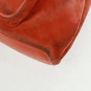 GUCCI Bamboo Backpack Suede Orange Gold 003 58 0030 Auth 159296-15