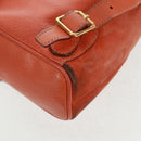 GUCCI Bamboo Backpack Suede Orange Gold 003 58 0030 Auth 159296-17