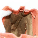 GUCCI Bamboo Backpack Suede Orange Gold 003 58 0030 Auth 159296-24