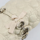 Salvatore Ferragamo Gancini Shoulder Bag Leather Ivory Gold Auth 159297-15